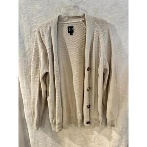 Gap Cardigan Sweater Women’s Button Up 100% Cotton Size Small